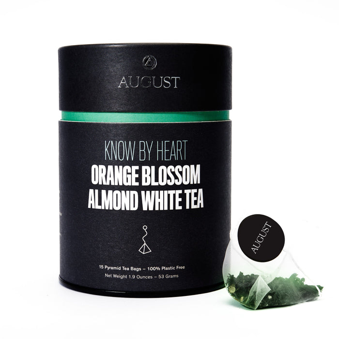 Know By Heart - Orange Blossom Almond White Tea (15 Tea Bags)