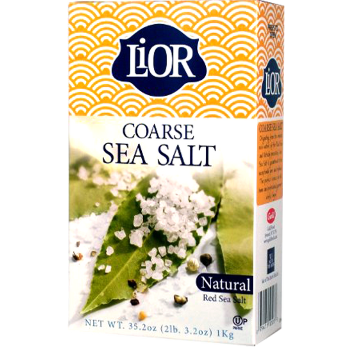 Coarse Sea Salt | Chefs Box | 35.2 oz (2.2 lbs) | LiOR