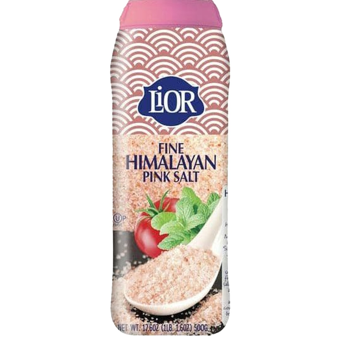 Fine Himalayan Pink Salt | Shaker | 17.6 oz | LiOR