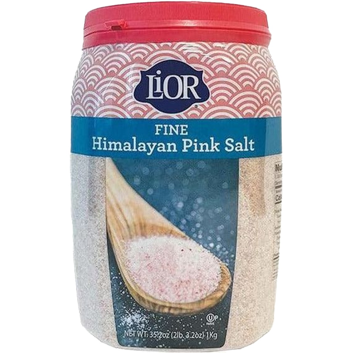 Fine Himalayan Pink Salt | Chefs Jar | 35.2 oz (2.2 lbs) | LiOR