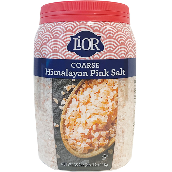 Coarse Himalayan Pink Salt | Chefs Jar | 35.2 oz (2.2 lbs) | LiOR