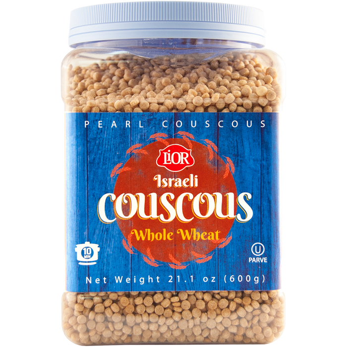 Israeli Couscous | Whole Wheat | Jar | 21.1 oz | LiOR