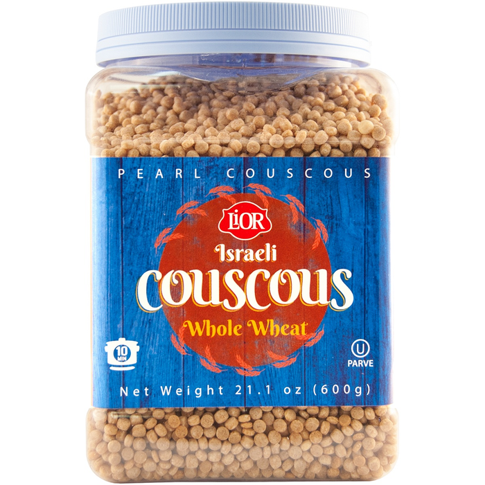 Israeli Couscous | Whole Wheat | Jar | 21.1 oz | LiOR