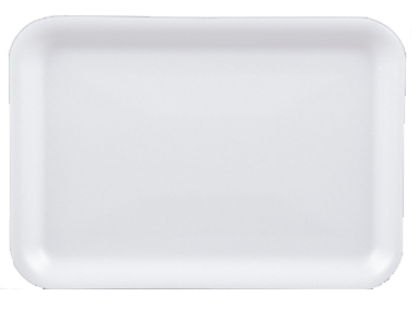 White Foam Tray (8.4" x 5.9" x 1.25") 4x125ct #2