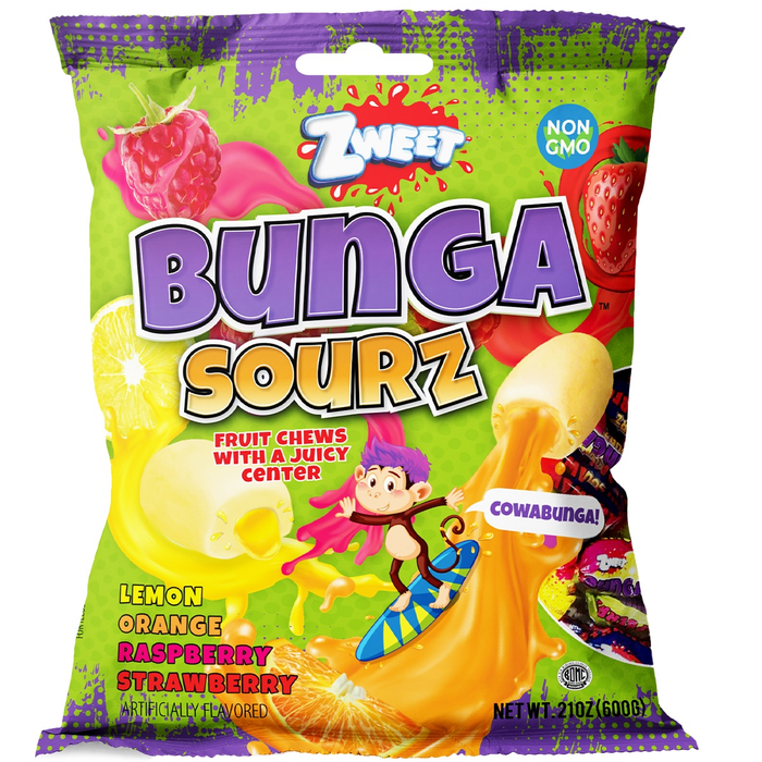 Bunga Sourz | Fruit chews | 21 oz