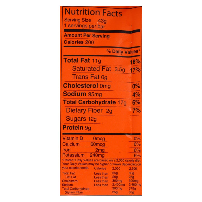 Kize Concepts - Energy Bar Raw Peanut Butter Chocolate Chip (Pack of 10 1.5oz)