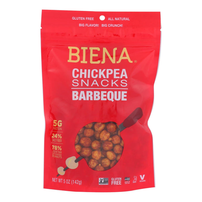 Biena Barbeque Chickpea Snacks - 5 Oz. (Pack of 8)