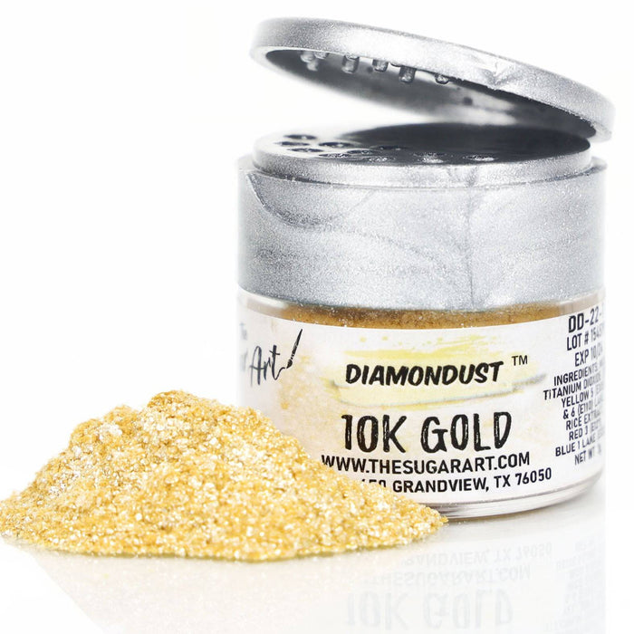 10K Gold Edible Glitter