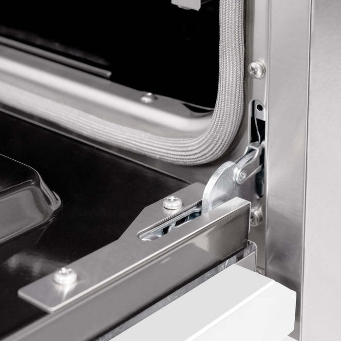 ZLINE 36"Classic Gas Range, Convection Gas Oven, Stainless Steel, White Matte Door CGR-WM-36