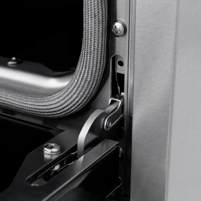 ZLINE 30"Classic Gas Range, Convection Gas Oven, DuraSnow® Stainless Steel, Matte Black CGRSZ-30-MB