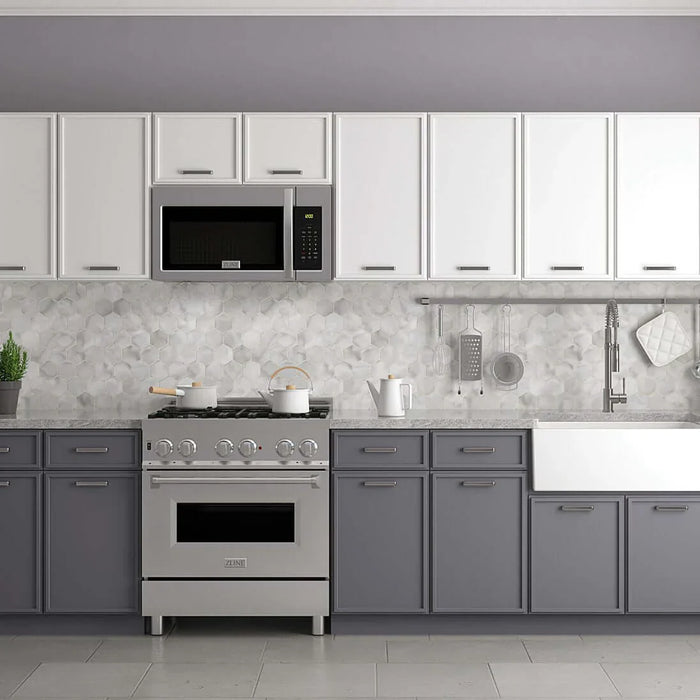 ZLINE 30 " Recirculating Over-the-Range Convection Microwave Oven Charcoal Filters Stainless Steel MWO-OTRCF-30