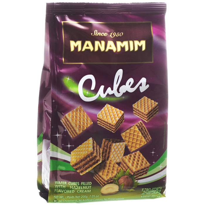 Hazelnut Wafer Cubes | 7.05 oz | Manamim