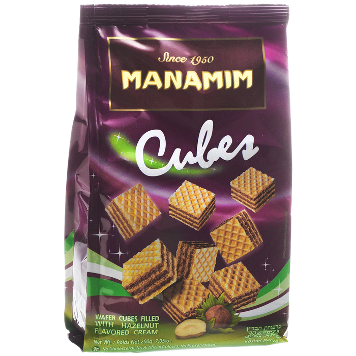 Hazelnut Wafer Cubes | 7.05 oz | Manamim