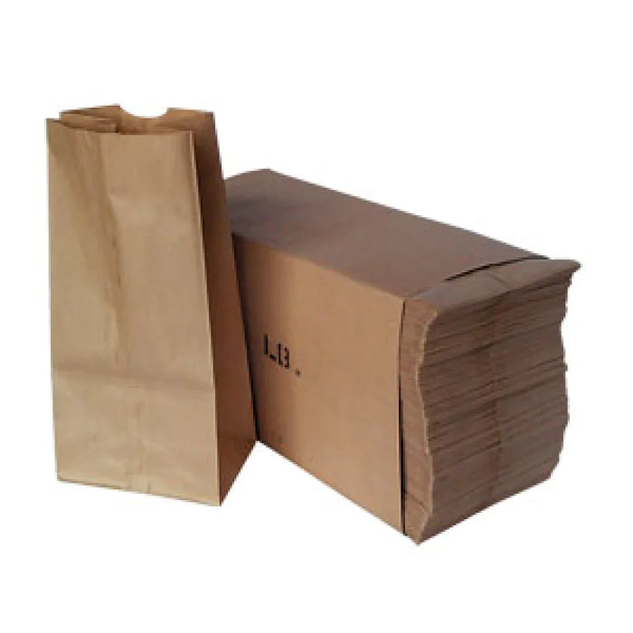 Brown Paper Bag  500 ct Bundle #12 7" x 4.5" x 13.7"