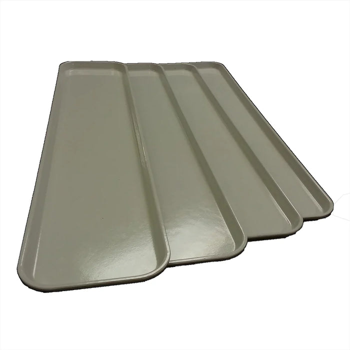 Platter Fiberglass White 10" x 30" x .75"