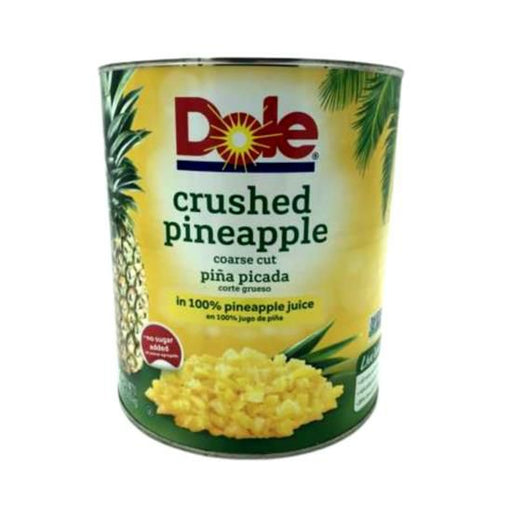 PINEAPPLE CRUSHEDPINEAPPLE CRUSHEDSpecialty Food SourceExperience the delightful taste of Dole Brand Crushed Pineapple. Bursting with tropical flavor and versatility, these crushed pineapples are a pantry essential for e