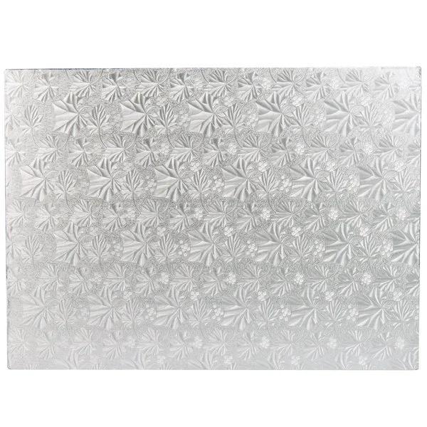 Cake Board - Full  Sheet Silver Wrap - (Foldunder)