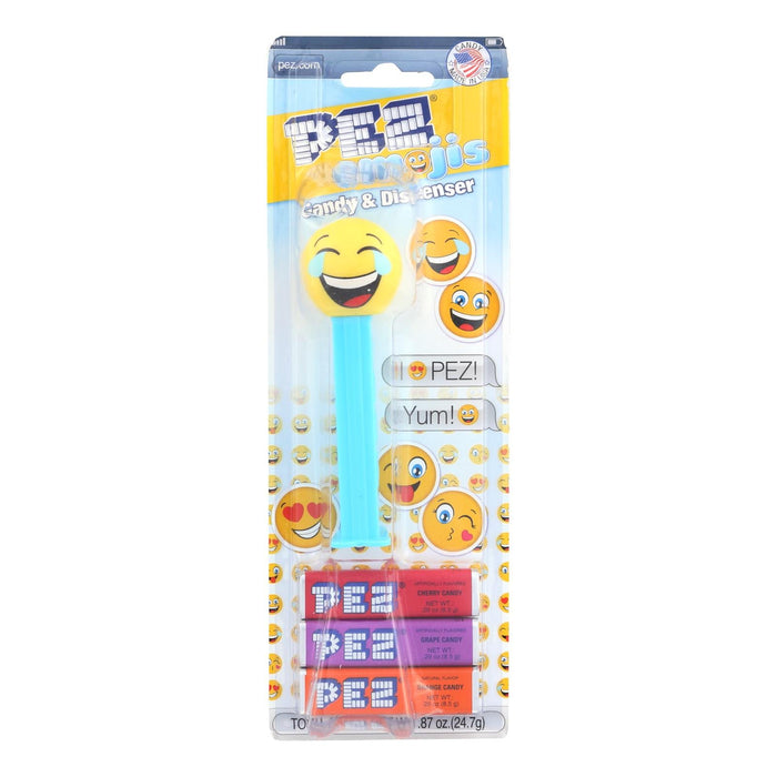 Pez Emoji Candy with Dispenser (Case of 6)