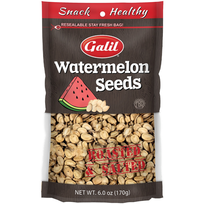 Watermelon Seeds | Roasted/Salted | 6 oz | Galil