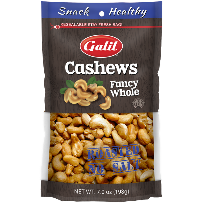 Cashews | Roasted/No Salt | 7 oz | Galil