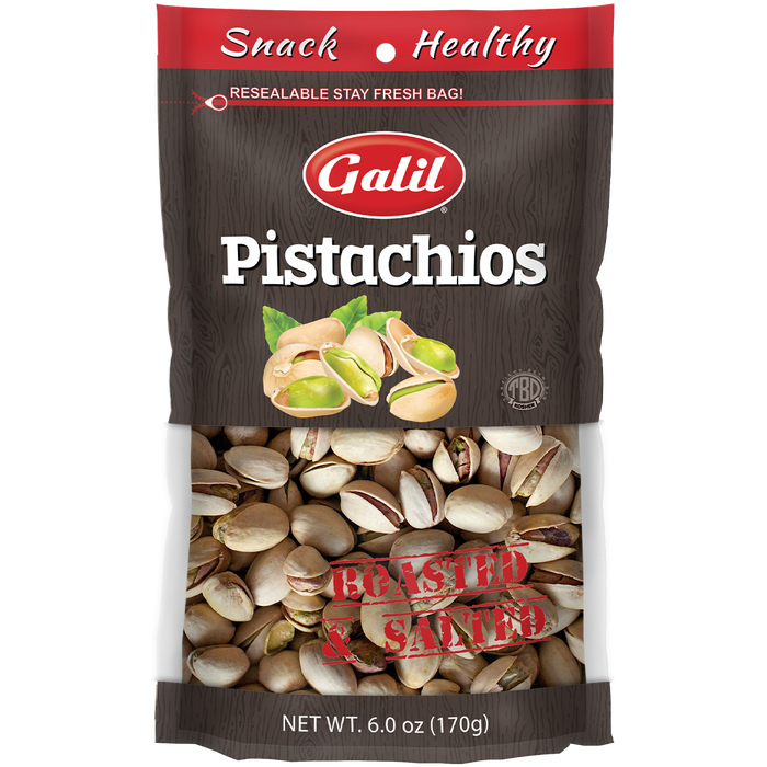 Pistachios | Roasted/Salted | 6 oz | Galil
