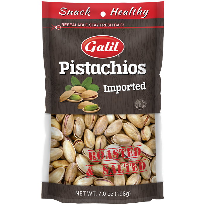 Pistachios | Imported Roasted/Salted | 7 oz | Galil