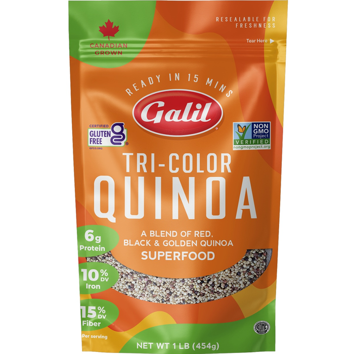 Tri-Color Quinoa | 16 oz | Galil