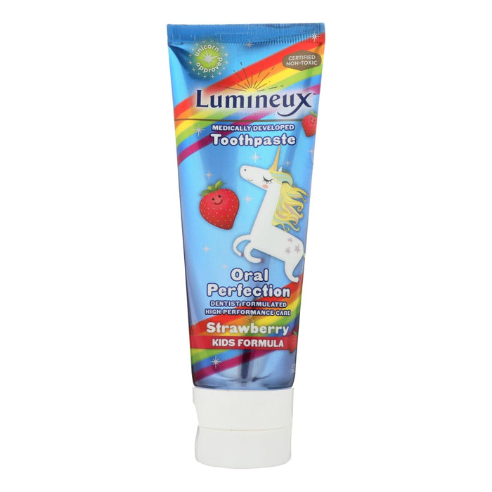 Lumineux  Oral Essentials Kids Strawberry Toothpaste - Natural Flavor - 3.75 Oz