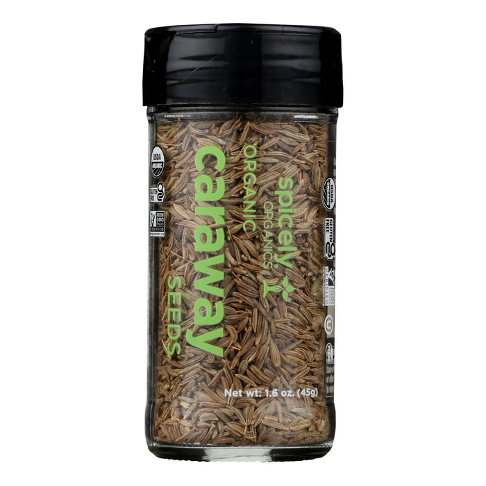 Spicely Organics Caraway Seeds, 1.6 Oz