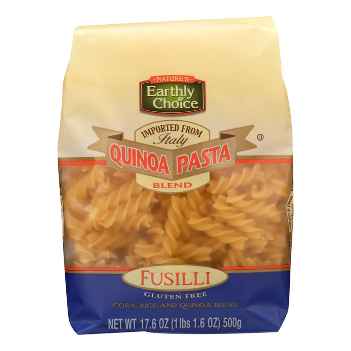 Nature's Earthly Choice Fusilli Quinoa Pasta Blend, Corn & Rice, 17.6 oz (Pack of 6)