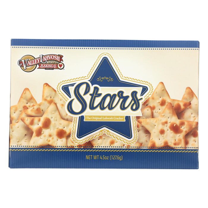 Valley Lahvosh Crispbread Stars Original - 4.5 Oz (Pack of 12)