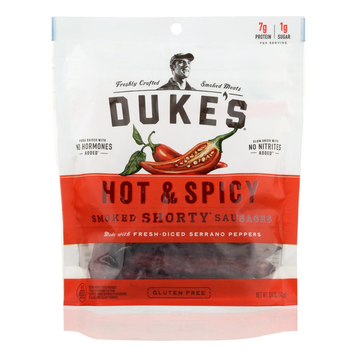 John's Hot and Spicy Pork Sausages - 5 Oz / Case of 8