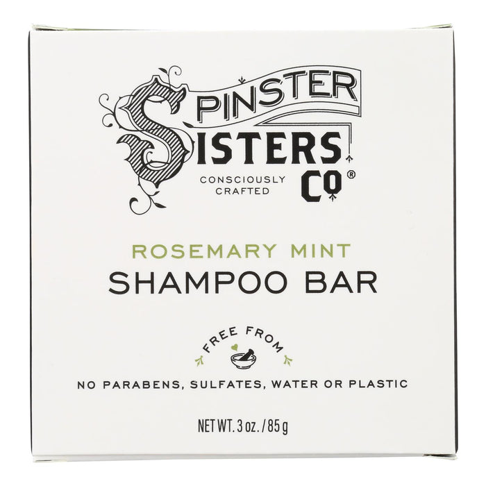 Spinster Sisters Co. - Shampoo Bar Rosemary Mint - Case Of 6-3 Oz