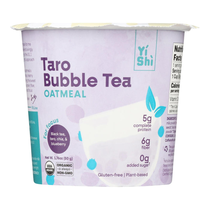 Yi Shi - Oatmeal Taro Bubble Tea - Case Of 6-1.76 Oz