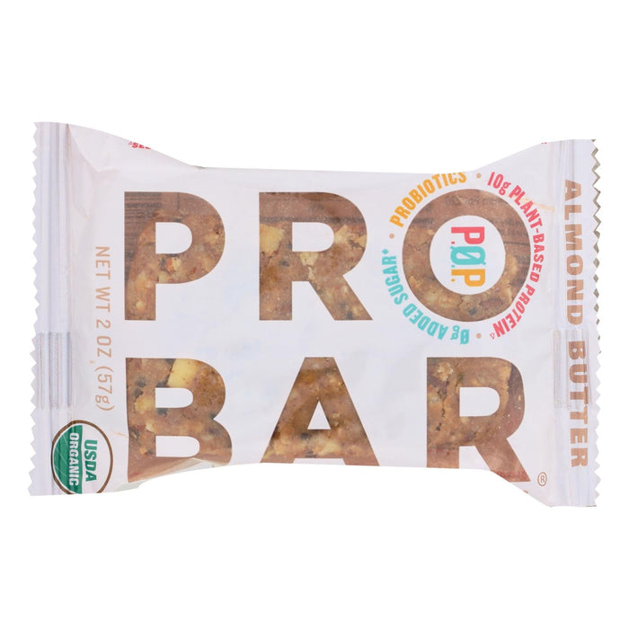 Pro Bar Almond Butter P0p Nutritional Bar  - Case Of 8 - 2.00 Oz