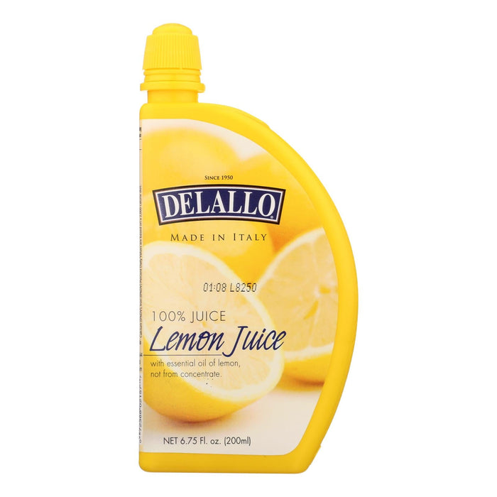 Delallo Lemon Juice Slices, 6.75oz - 12 Pack Case