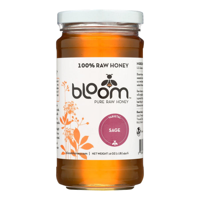 Sage Infused Bloom Honey - 16 Oz. Case of 6