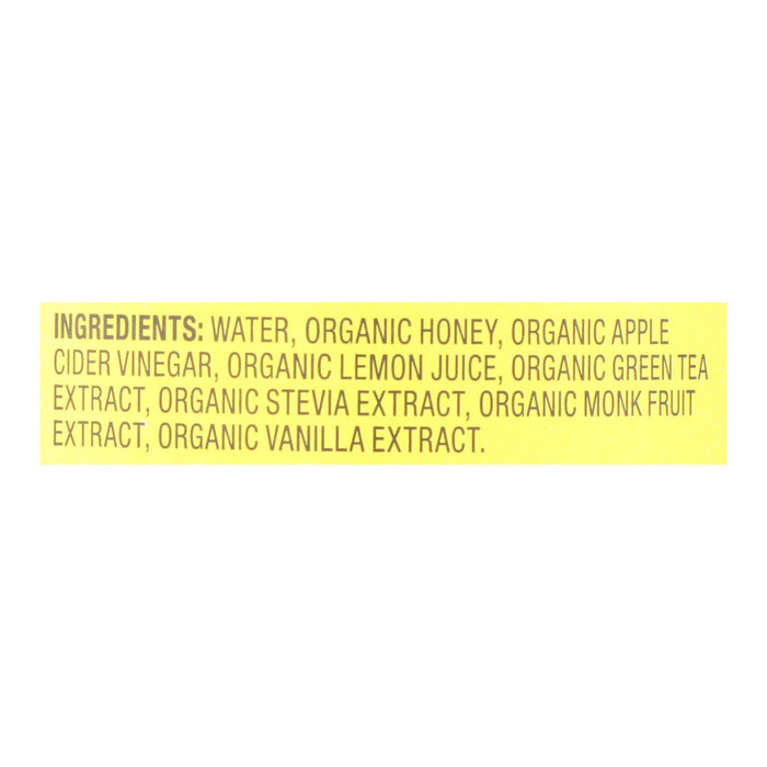Bragg Organic Apple Cider Vinegar, Honey Green Tea Refresh, 16 Fl Oz - 12 Pack