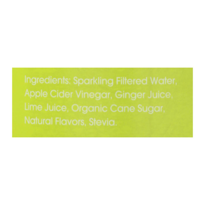 Poppi Prebio Ginger Lime Soda (Pack of 12 Cans)