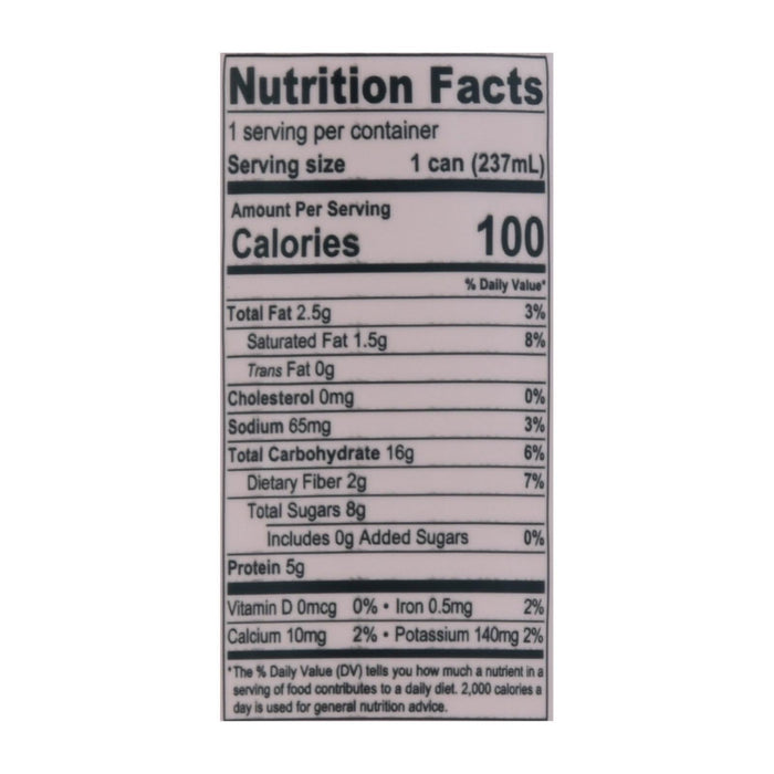 Pop & Bottle Oat Milk Latte Vanilla, Pack of 12 - 8 Oz.