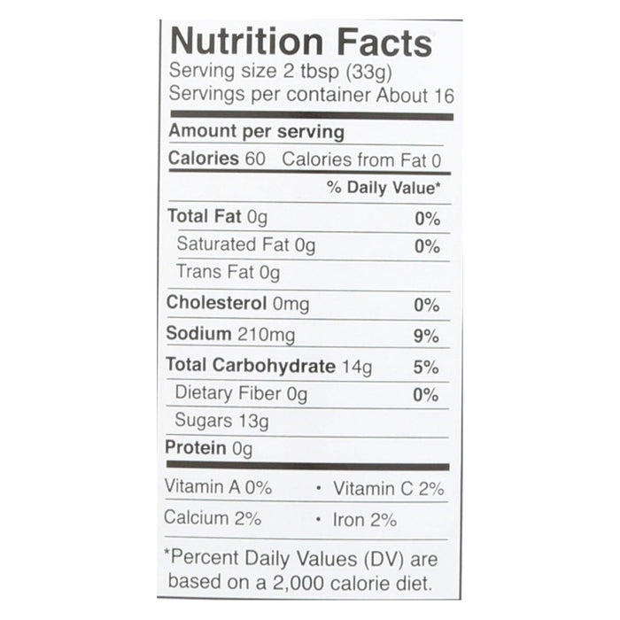 Rib Rack Southern Bourbon BBQ Sauce (Pack of 6 - 19oz)