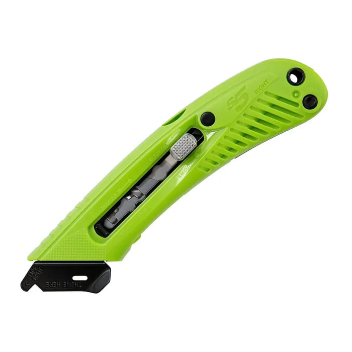 Safety Cutter with Film Cutter Green (for refill blade item 17695) - strd
