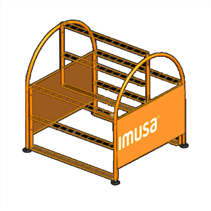Imusa Mop & Broom Rack -36 Holders strd