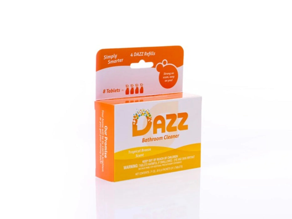 Dazz Cleaners Refill for Bathroom Cleaner - 4 Count, Case of 12