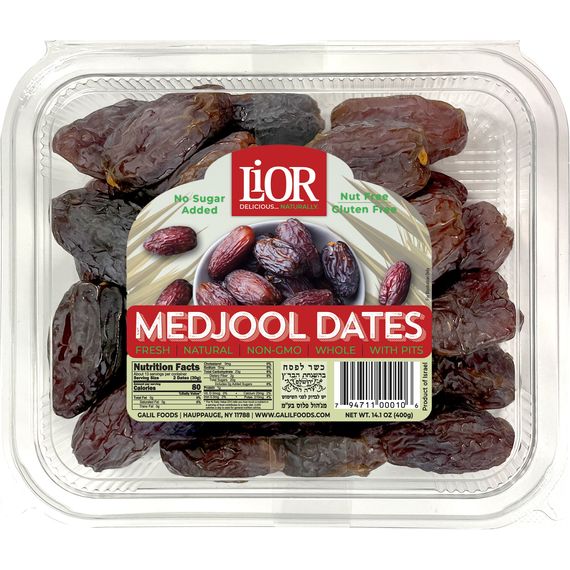 Natural Whole Medjool Dates oz LiOR — Specialty Food Source