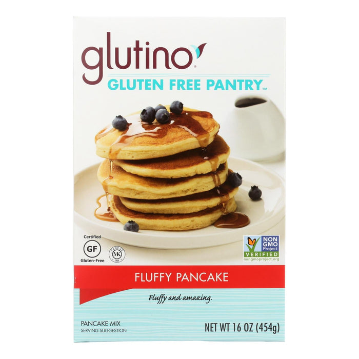 Glutino Fluffy Pancake Mix - Case of 6 - 16 Oz.