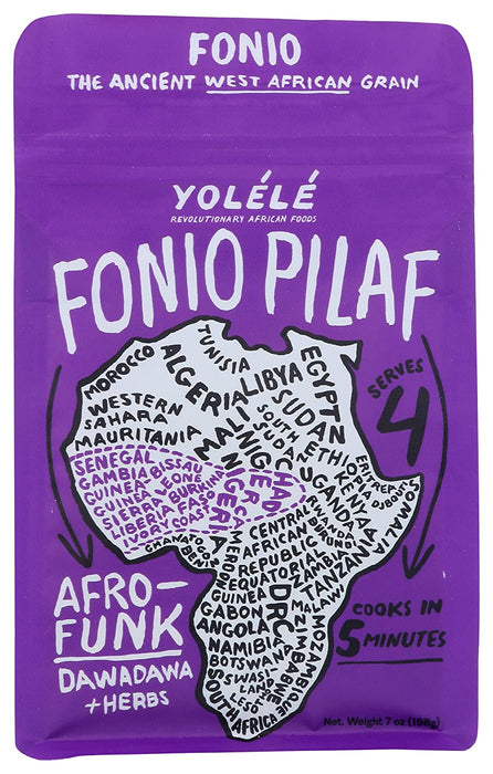 Yolele - Afro Funk Fonio Pilaf - Case Of 6-7 Oz