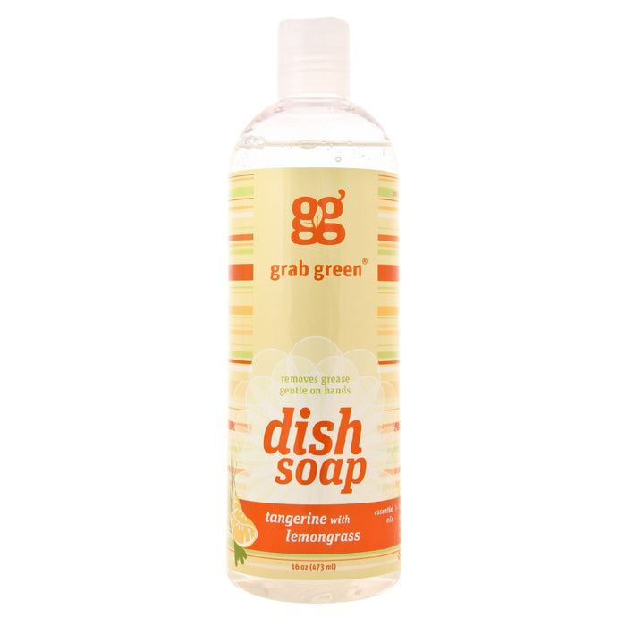 Grab Green GGRN Liquid Laundry Detergent - Tangerine & Lemongrass - 16 fl oz - Pack of 6