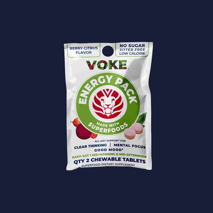 Voke Energy Supplement Berry Citrus - 12-2 Tab Cases (Pack of 12)