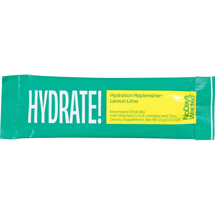 No Days Wasted On-the-Go Electrolyte Powder Sticks, Watermelon Lemon Flavor - 15